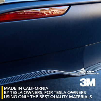 Diffuser Lip Wrap | Carbon Fiber Decal for 2019-2025 Tesla Model Y