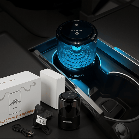 Tesla Model Y/3/S/X Cloud Mist Car Diffuser With Ambient Lighting