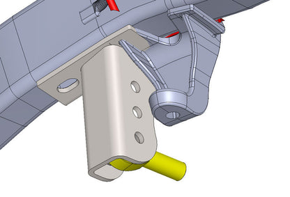 TJ Trackbar Mount - Frame Side (2.5" - 3.5" Stretch)