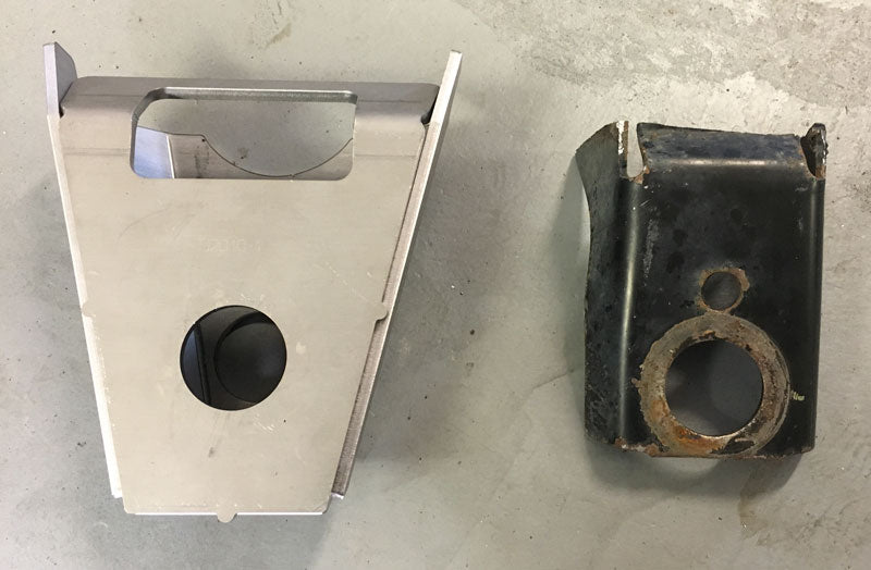 TJ Boatside Body Mounts - 1.25 inch lift