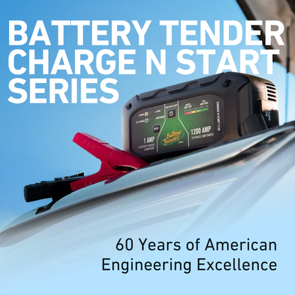 Charge N Start 1100 — 1 Amp Battery Charger & 1000 Amp Jump Starter