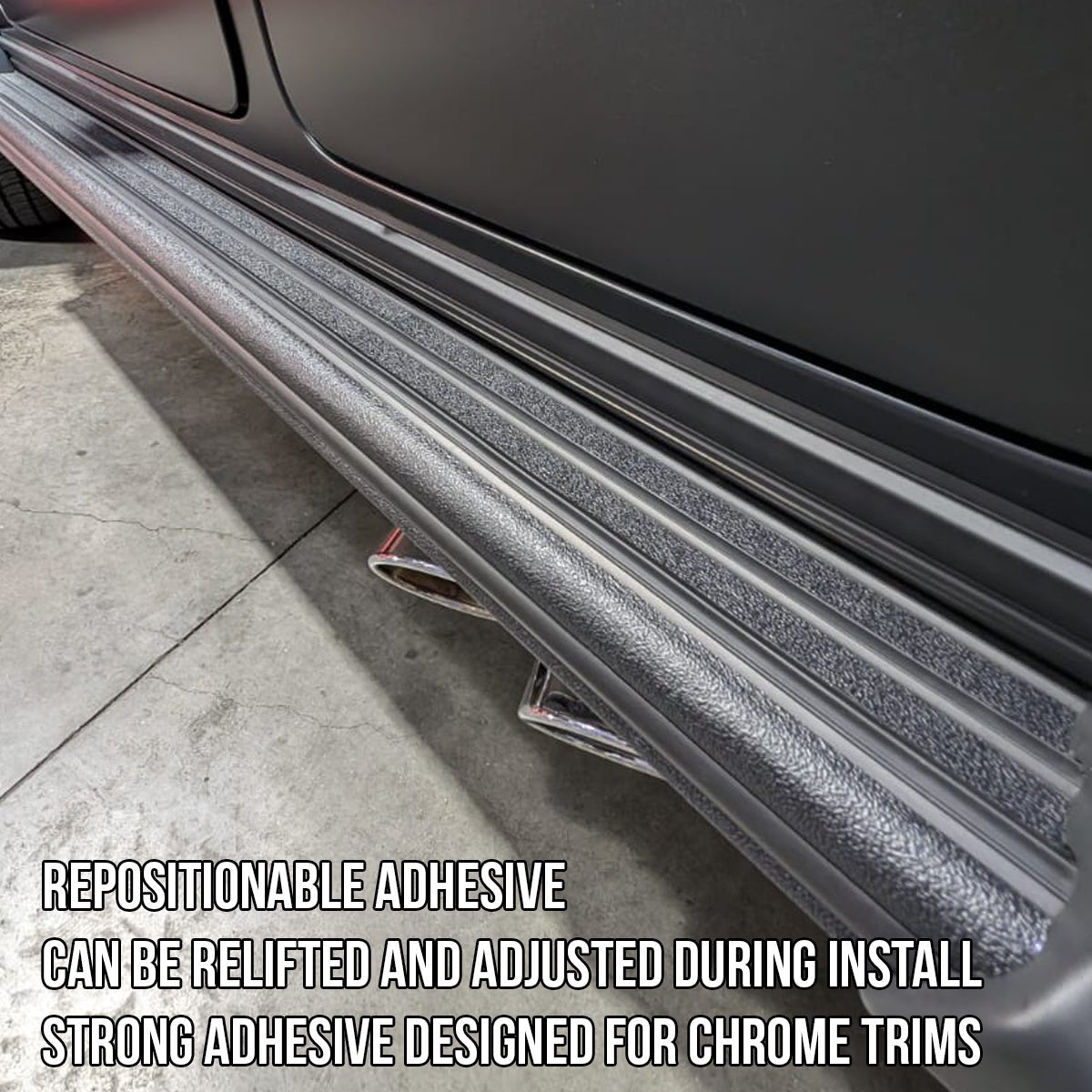 Mercedes G Wagon G500 G550 G63 Side Step Running Board Nerf Bar Chrome Delete Black Out Kit