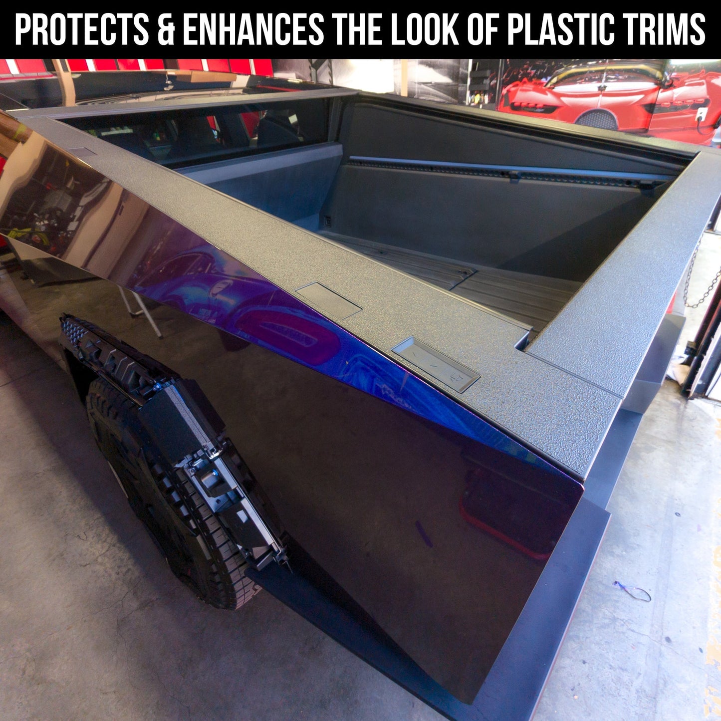 Cybertruck Cargo Bed Surround Protection Armor Vinyl DIY Kit | TOProtect