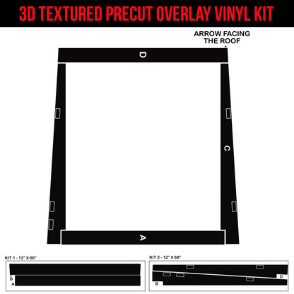 Cybertruck Cargo Bed Surround Protection Armor Vinyl DIY Kit | TOProtect