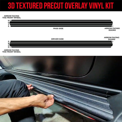 Mercedes G Wagon G500 G550 G63 Side Step Running Board Nerf Bar Chrome Delete Black Out Kit
