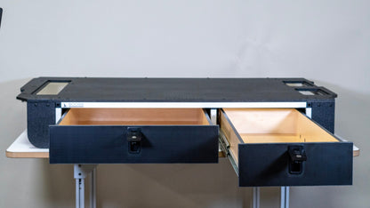 Toyota Land Cruiser 1998-2007 100 Series - Side x Side Drawer Module with Fitted Top Plate
