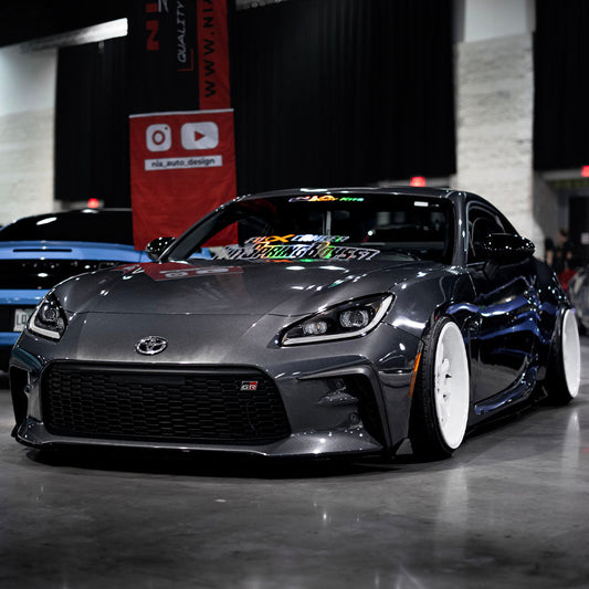 NIA Toyota GR86 NIA Side Skirts Sleek Splitter 2022+ GR86-SS-SD-NF-GB