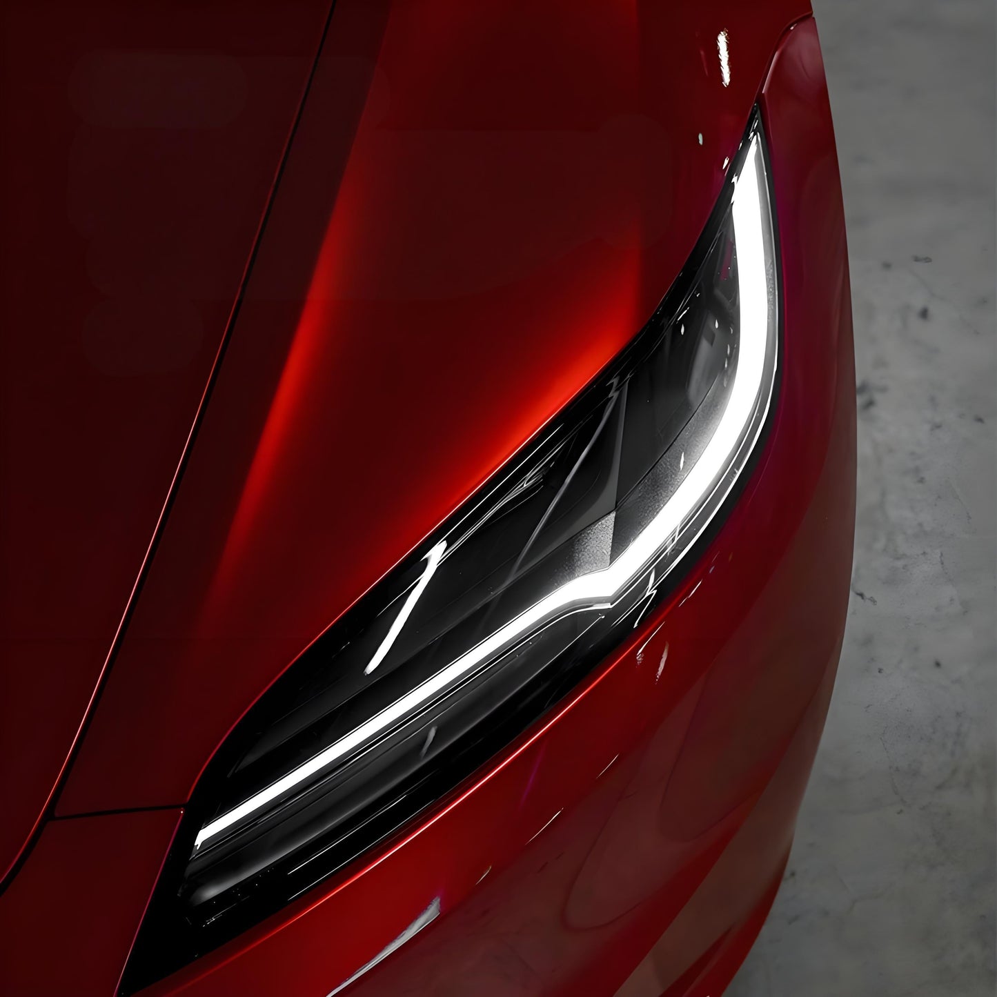 TPU Headlight Protection Film for Model Y Juniper & Model 3 Highland