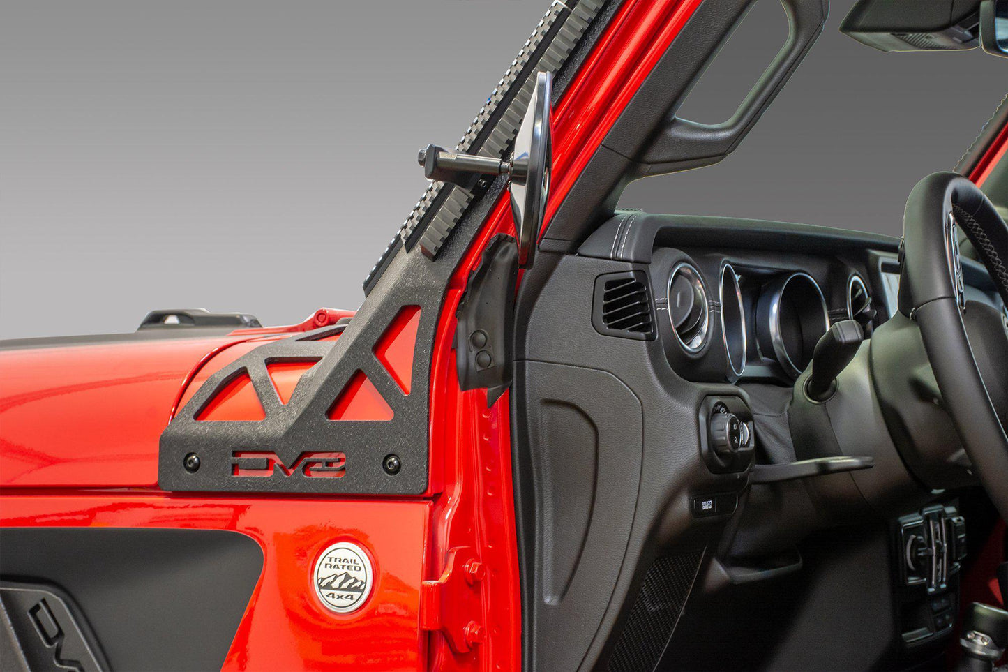 Trail Mirrors compatible with Picatinny Rail System-DV8 Offroad