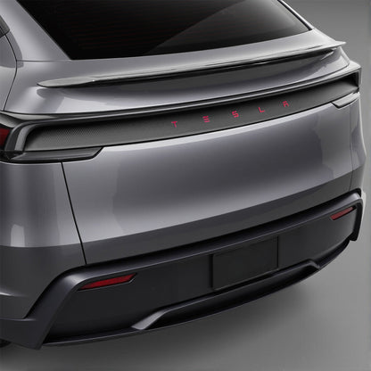 Trunk Tailgate Applique for Tesla Model Y Juniper - Real Dry Molded Carbon Fiber