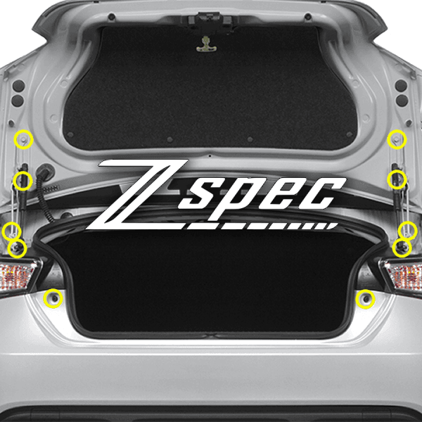 ZSPEC Stage-3 Dress Up Bolts® Fastener Kit for Scion FRS, Subaru BRZ, Toyota 86 '13-21, Stainless & Billet