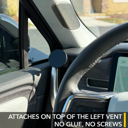 AC Vent Dashboard Phone Mount | MagSafe Compatible iPhone Holder for Rivian R1T & R1S 2021-2026