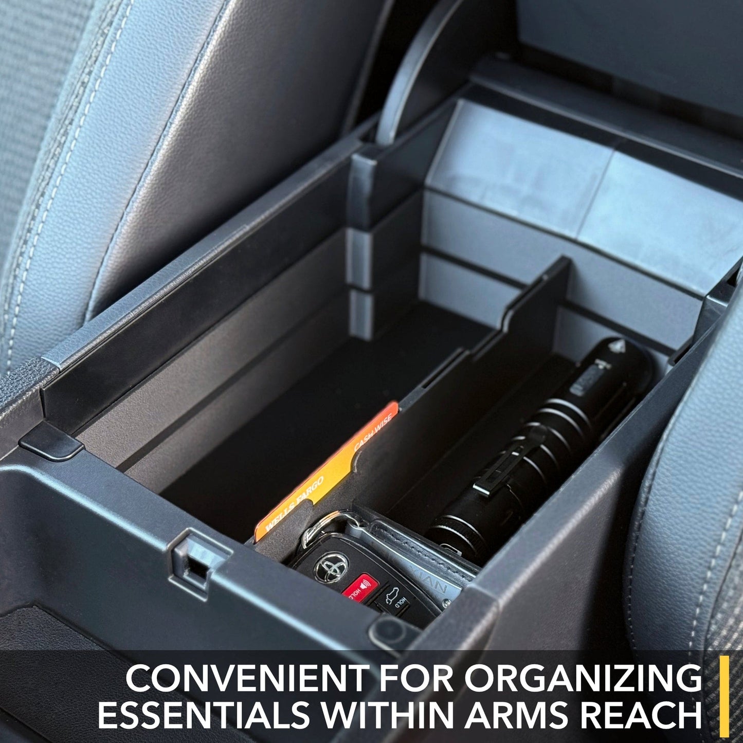 Armrest Organizer | Toyota bZ4X 2024-2024 - Center Console Storage Insert