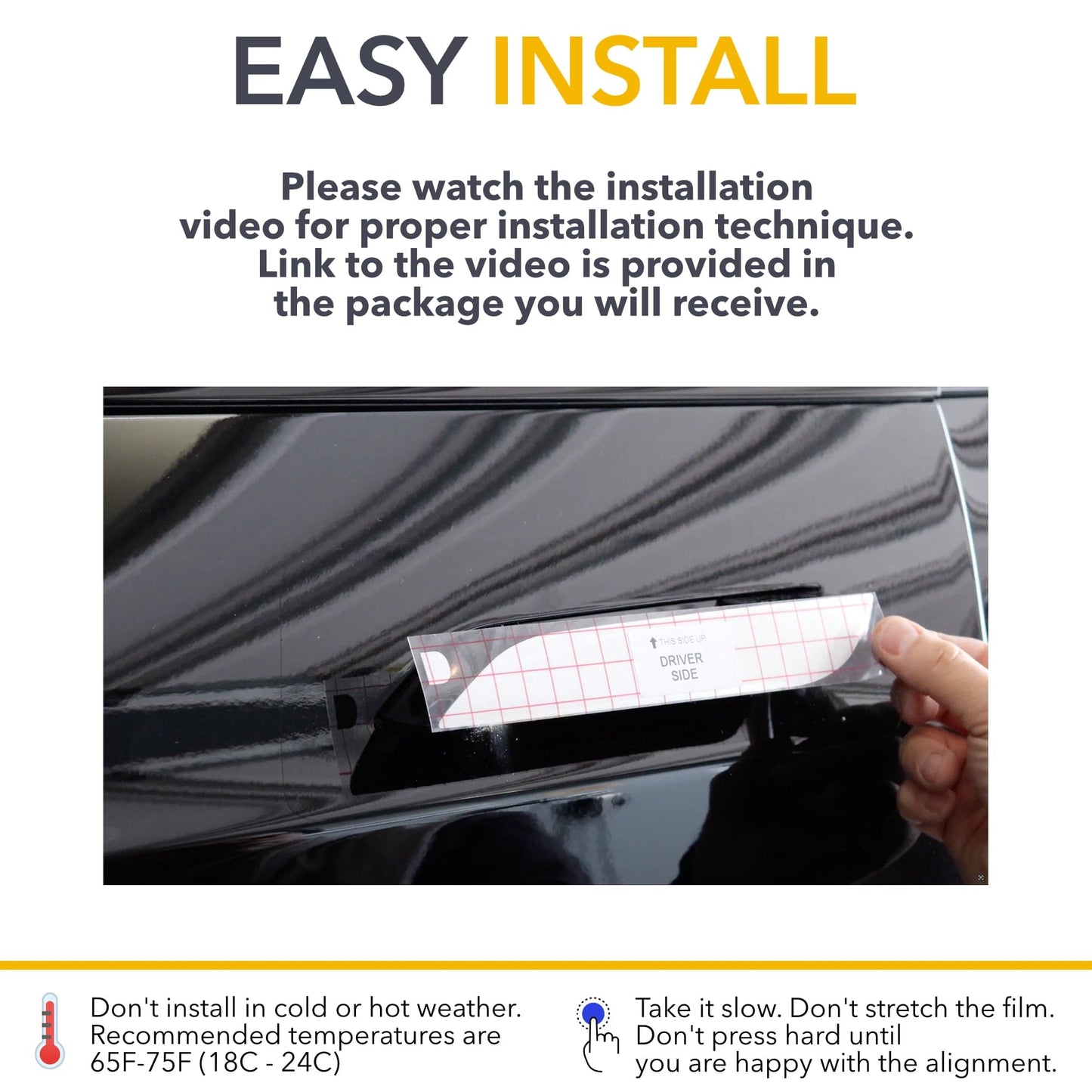Door Handles Vinyl Wrap Kit | Carbon Fiber for Tesla Model S 2012-2026