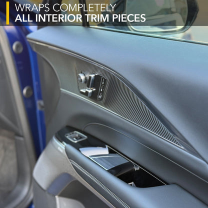 Interior Vinyl Wrap Kit | Cadillac LYRIQ 2023-2026 - Premium Carbon Fiber Style