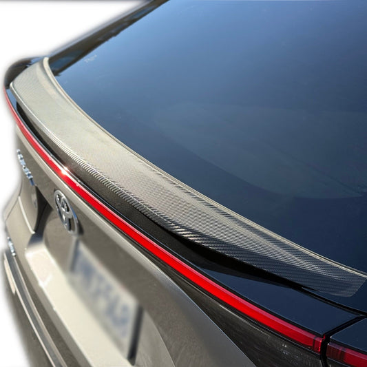 Trunk Spoiler Wrap | Toyota bZ4X 2024-2025, Carbon Fiber Performance Aero Wing