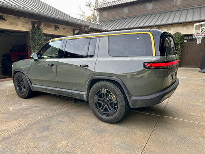 Chrome Delete Blackout Wrap Kit | for Rivian R1S 2022-2026