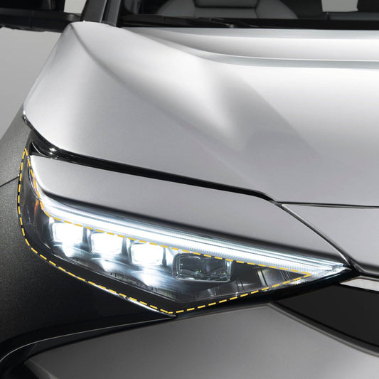 Headlights Smoke Tint PPF | Toyota bZ4X 2024-2025 - Headlamp Shield