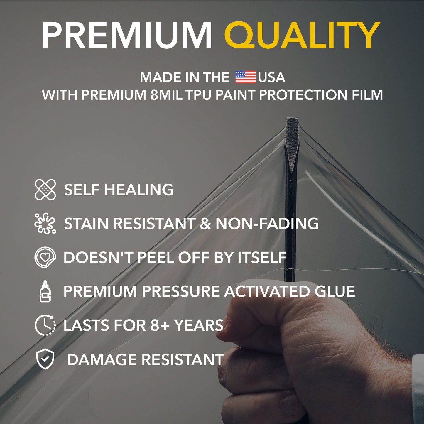 Color PPF Wrap | Colored Paint Protection Film for Tesla Model 3 Highland 2024-2026