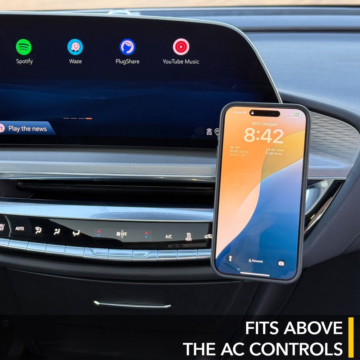 Dashboard Phone Mount / Qi2 Charger | Cadillac LYRIQ - Phone Holder
