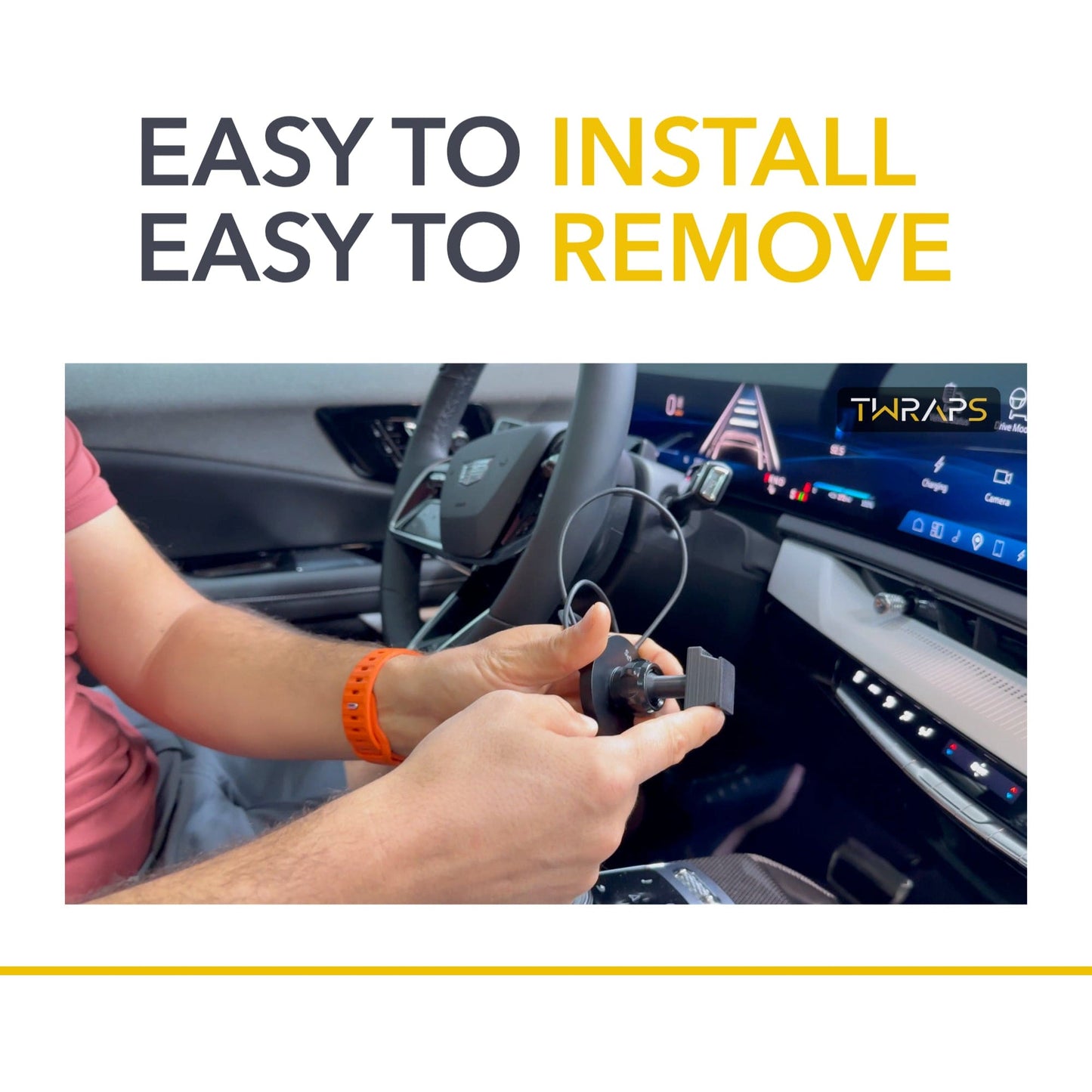 Dashboard Phone Mount / Qi2 Charger | Cadillac OPTIQ - Phone Holder