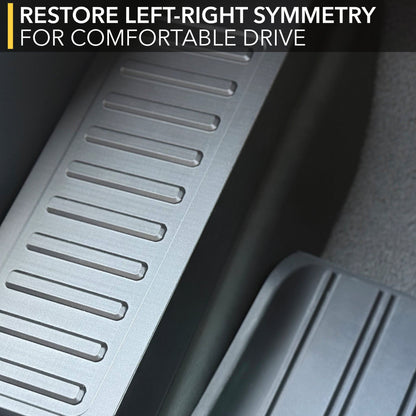 Dead Pedal Riser | Footrest Extender for Rivian R1S & R1T 2021-2026