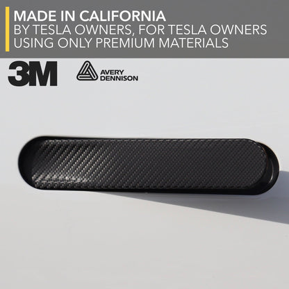 Door Handles Vinyl Covers | Rivian R1T / R1S 2021-2026 Carbon Fiber Wrap