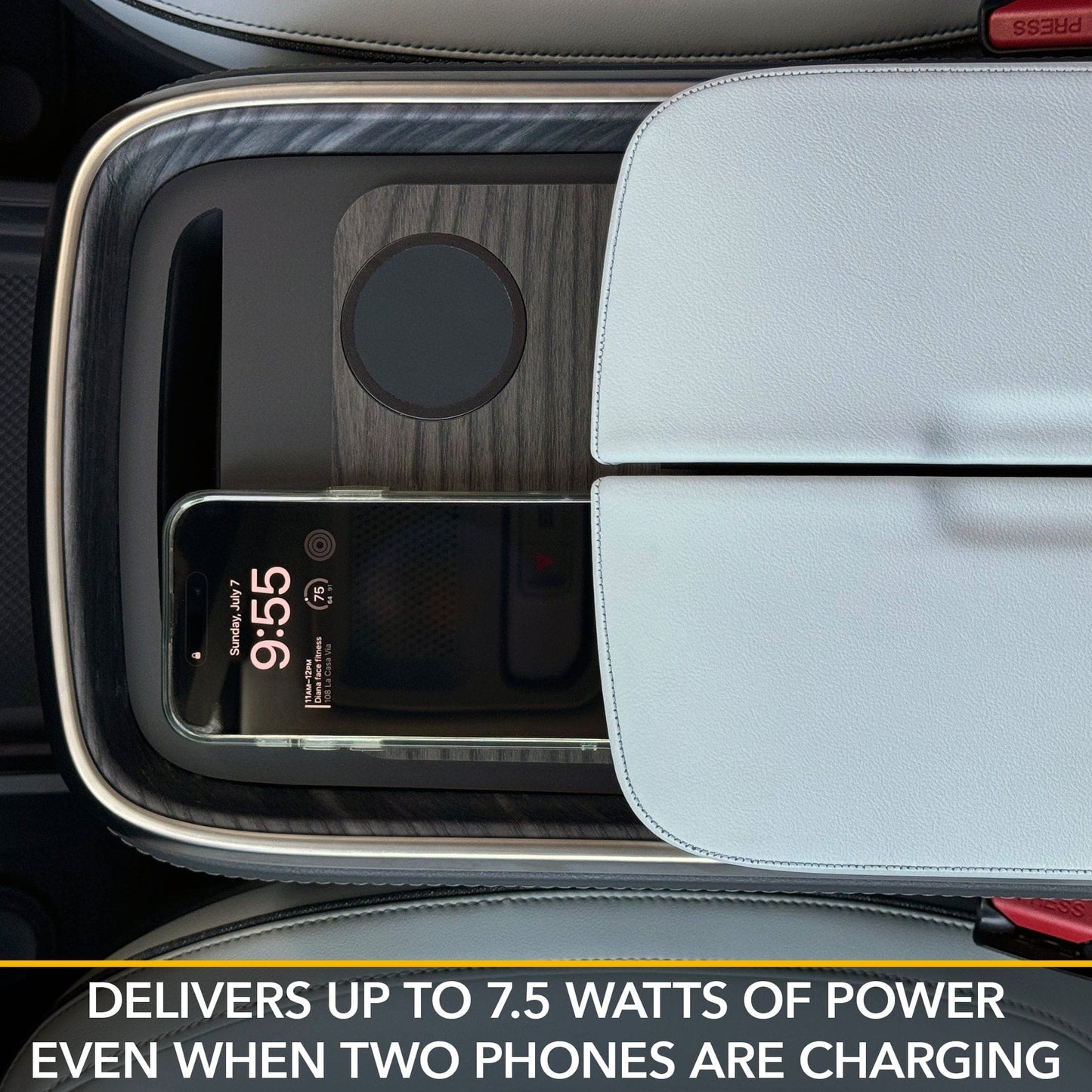 Dual Wireless Charging Pad | Rivian R1T/R1S 2021-2026, MagSafe Compatible Charger