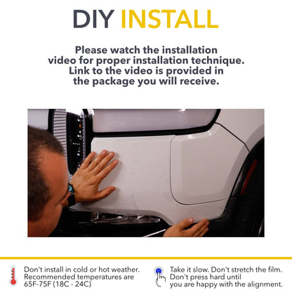 Front Bumper PPF | Paint Protection Film for Rivian R1T / R1S 2021-2026