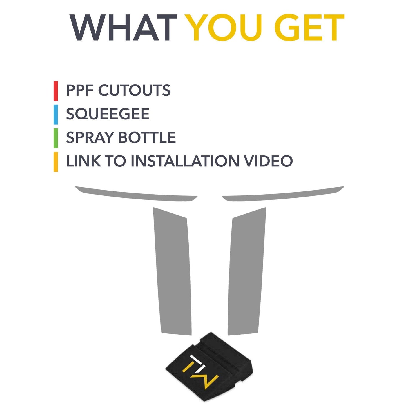 Headlights Tint PPF | Cadillac LYRIQ 2023-2026 - Smokey Headlamp Cover