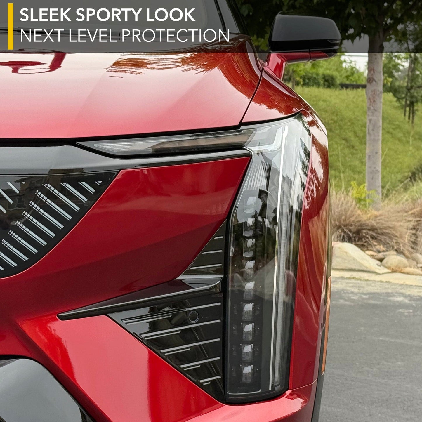 Headlights Tint PPF | Cadillac OPTIQ 2023-2026 - Smokey Headlamp Cover