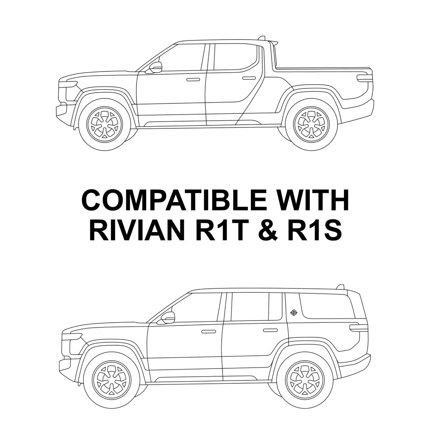 Mirrors PPF | Paint Protection Film for Rivian R1T / R1S 2021-2026