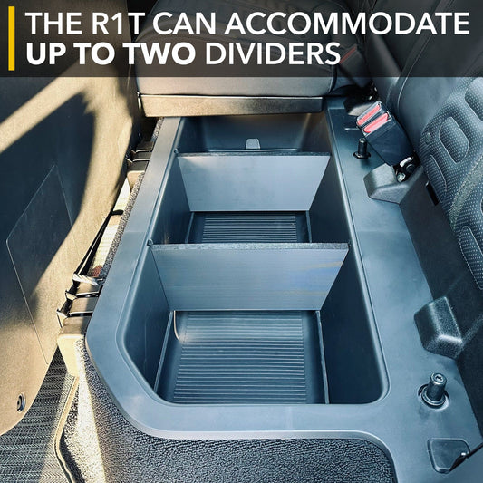 Rear Seats Under-Storage Divider | for Rivian R1T