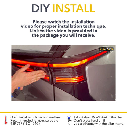 Tail Lights Smoke Tint PPF | Toyota bZ4X 2024-2025