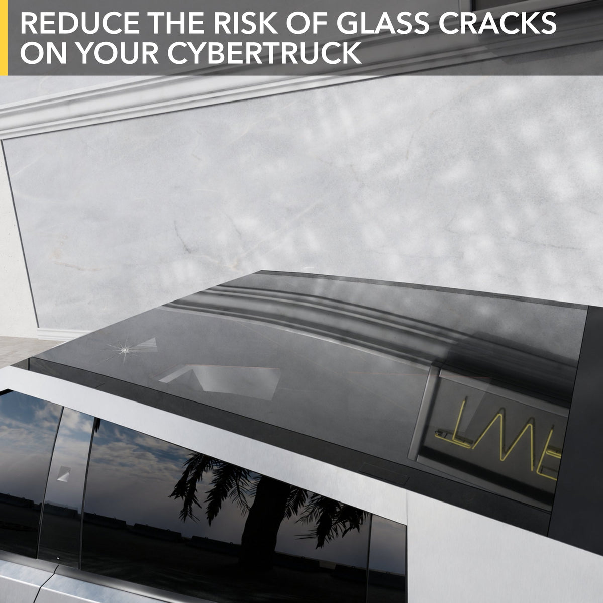 Sunroof Protection Film | Tesla Cybertruck - Rock Chips, UV & IR Defense