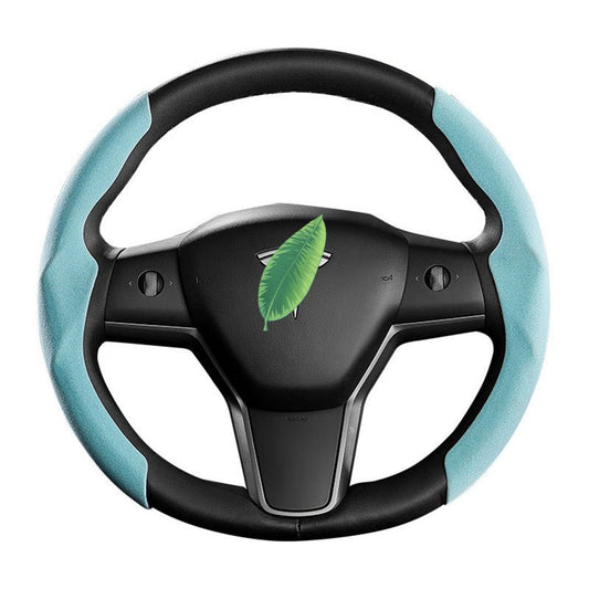 Ultra-thin Alcantara Steering Wheel Cover for Model 3 / Y | TESERY