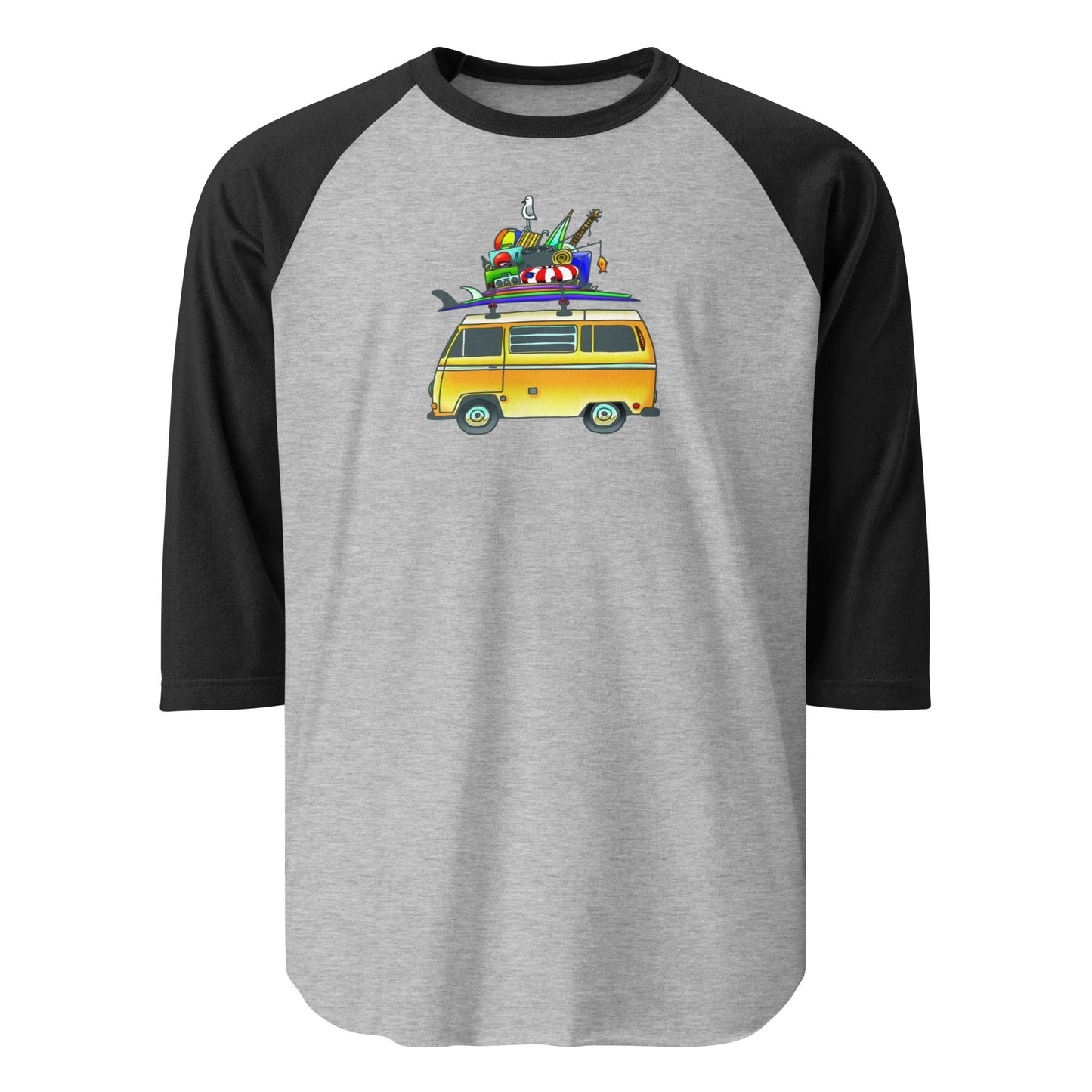 RAD Bus Raglan Baseball T-Shirt