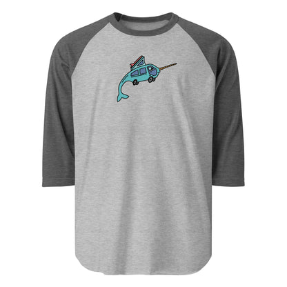 Narwhal Ned Raglan Baseball T-Shirt