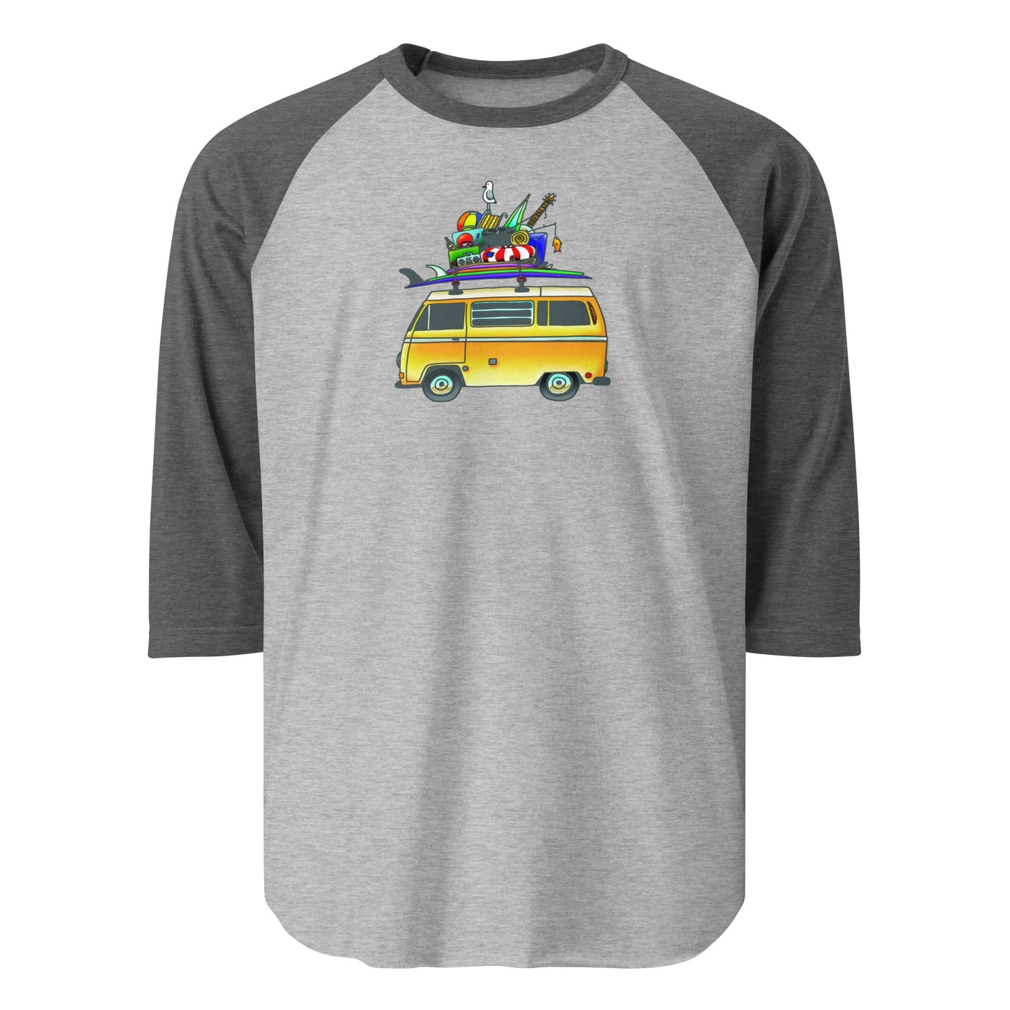 RAD Bus Raglan Baseball T-Shirt
