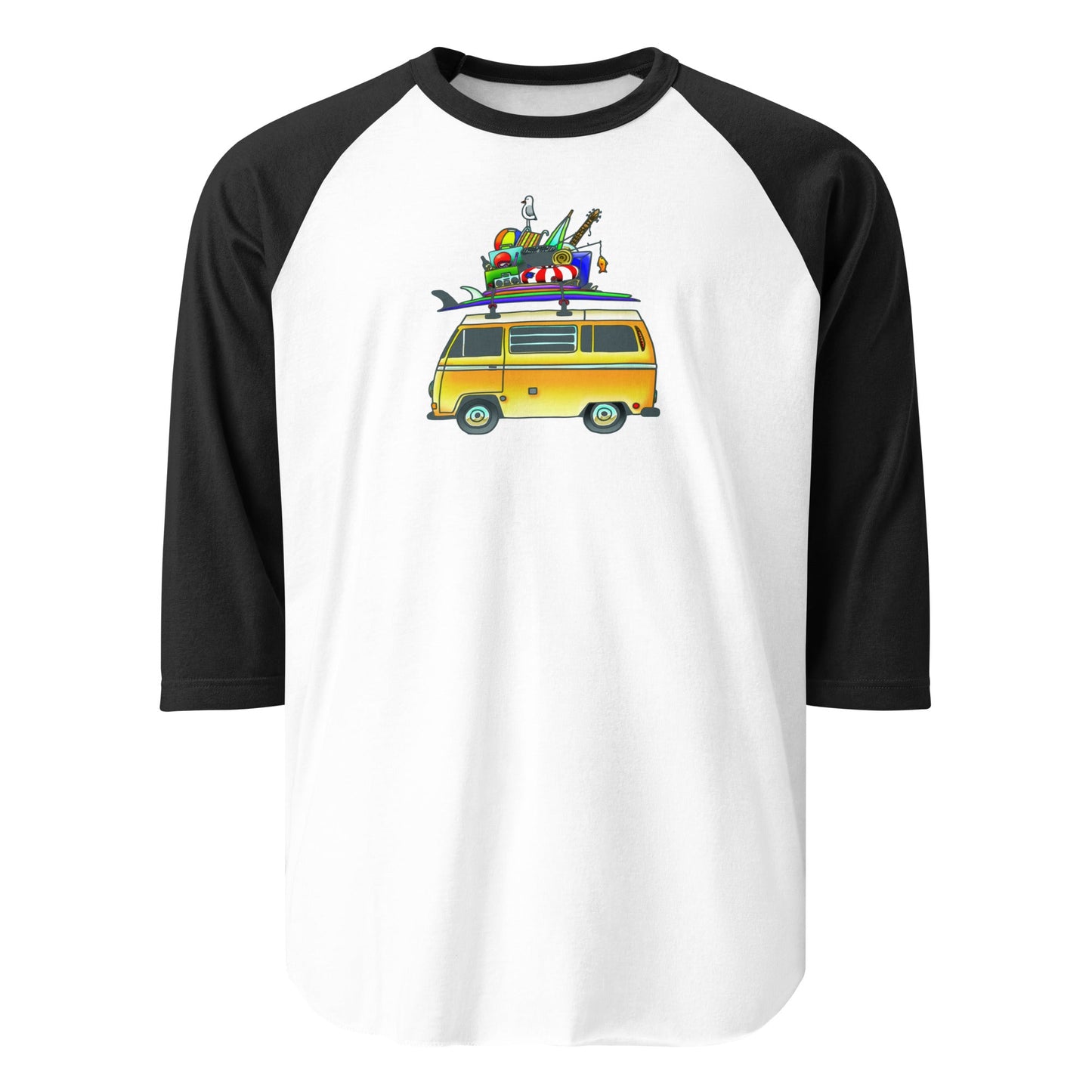 RAD Bus Raglan Baseball T-Shirt