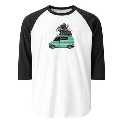 RAD Eurovan Raglan Baseball T-Shirt