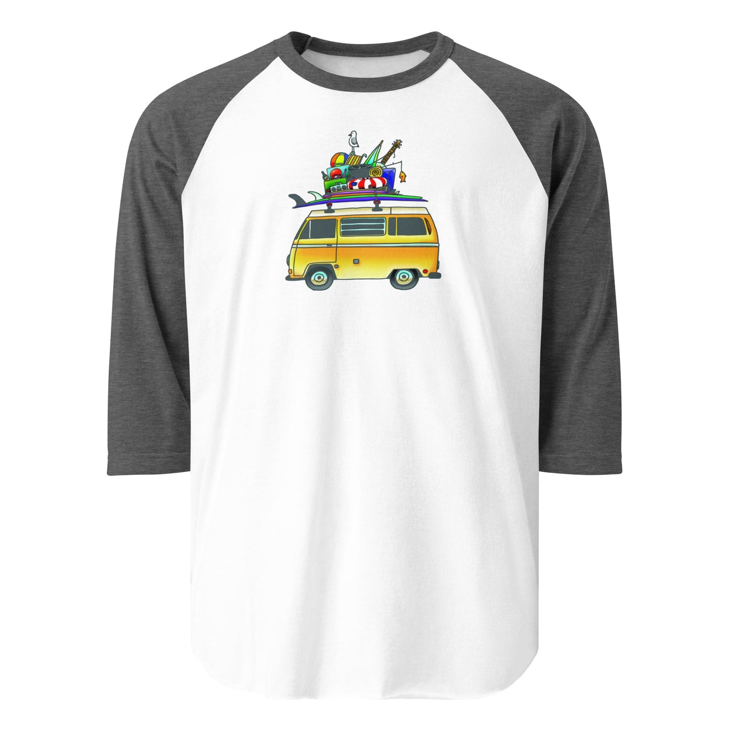 RAD Bus Raglan Baseball T-Shirt