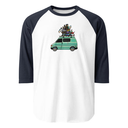 RAD Eurovan Raglan Baseball T-Shirt