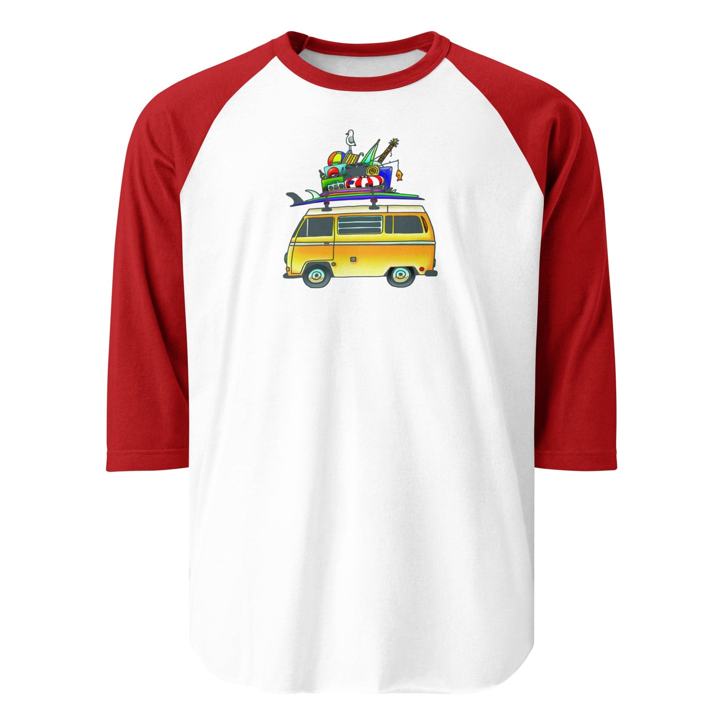 RAD Bus Raglan Baseball T-Shirt