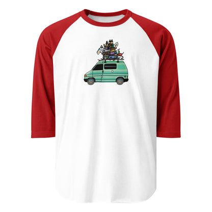 RAD Eurovan Raglan Baseball T-Shirt
