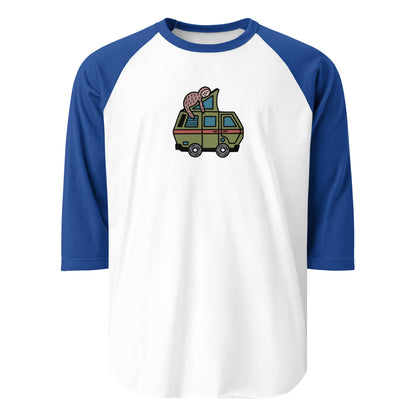 Stewie Sloth Raglan Baseball T-Shirt