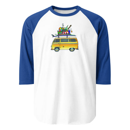RAD Bus Raglan Baseball T-Shirt