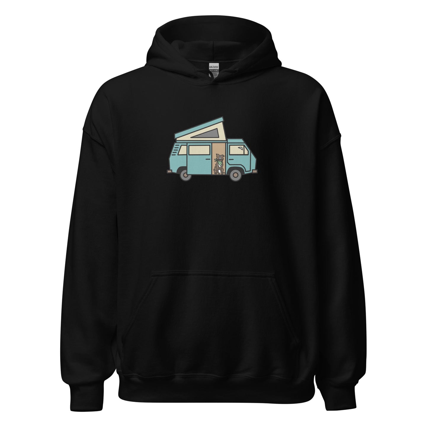 Dog in Van Unisex Hoodie