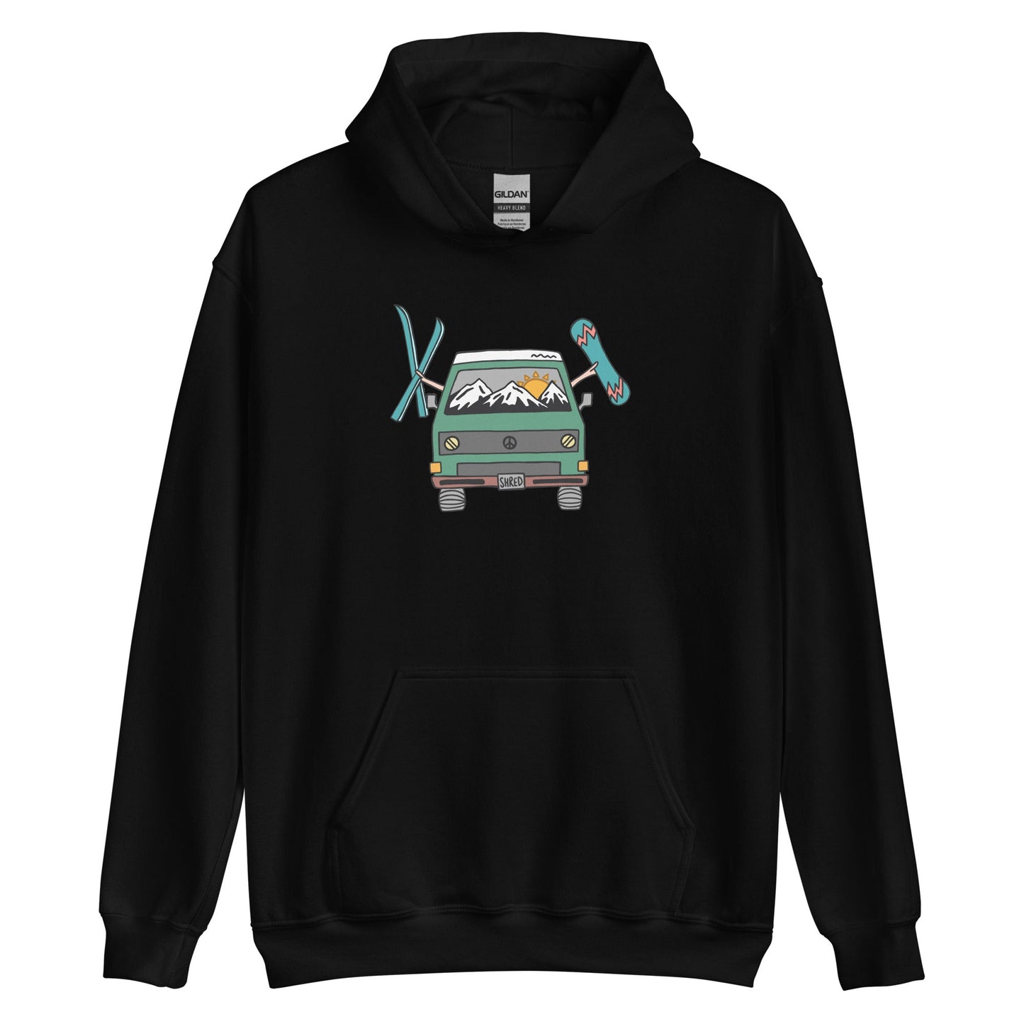 Shred Van Unisex Hoodie