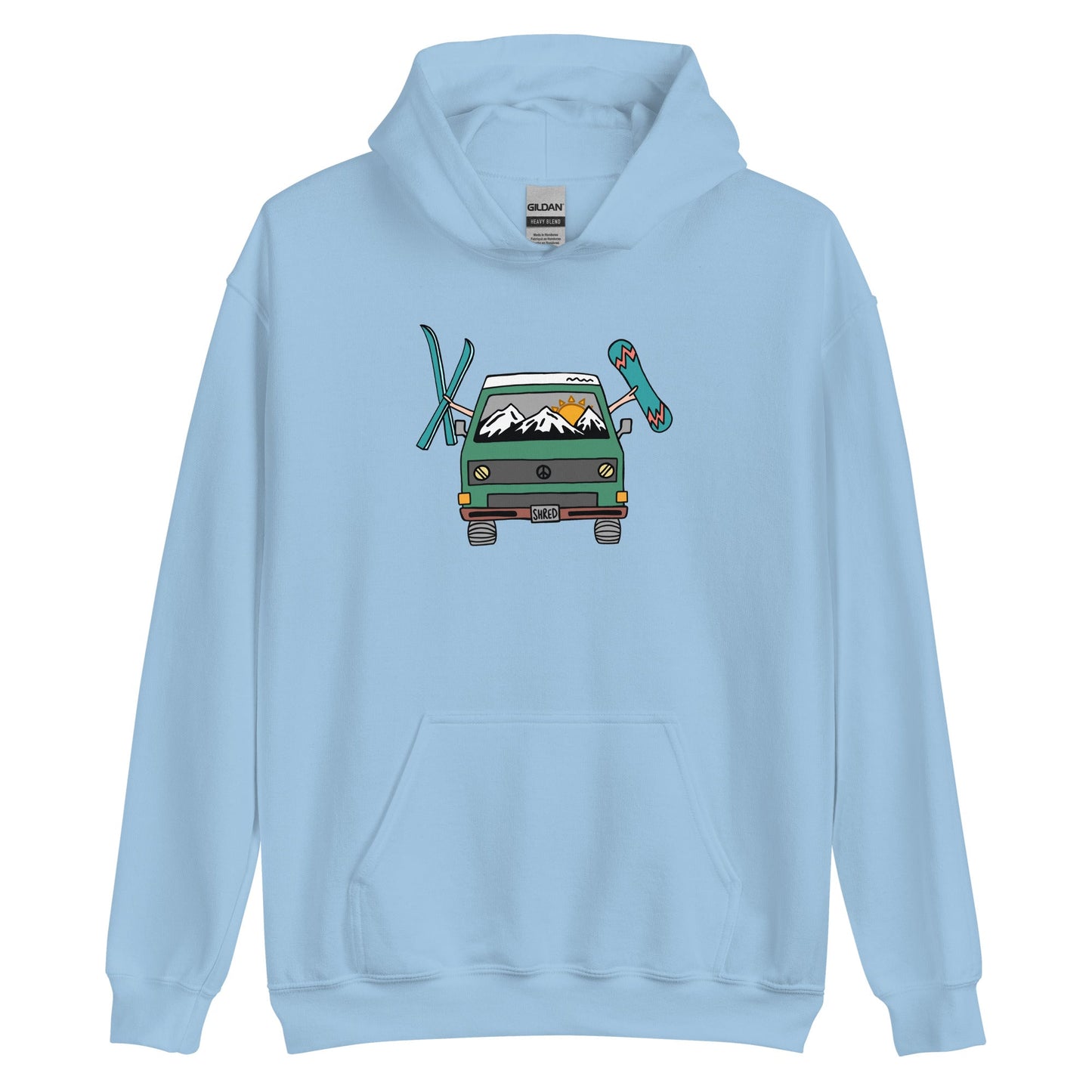 Shred Van Unisex Hoodie